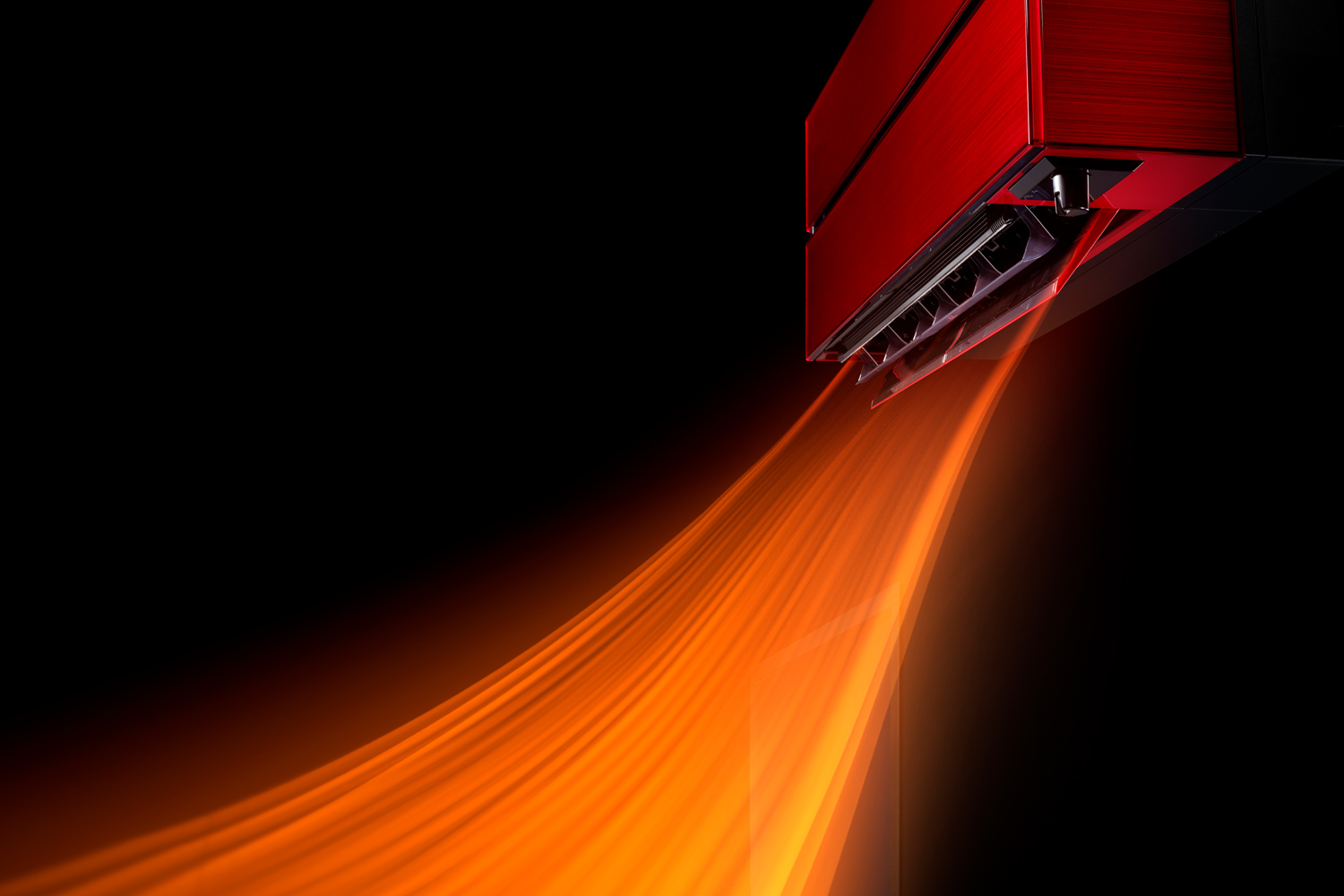 Kaiteki som blåser varmluft. Foto.