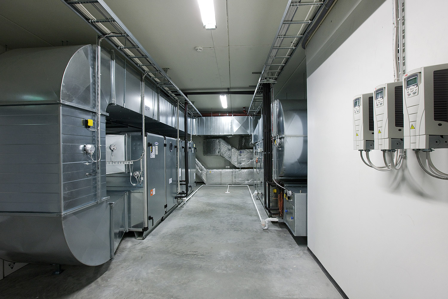 Frigus Aero i maskinrom. Foto.