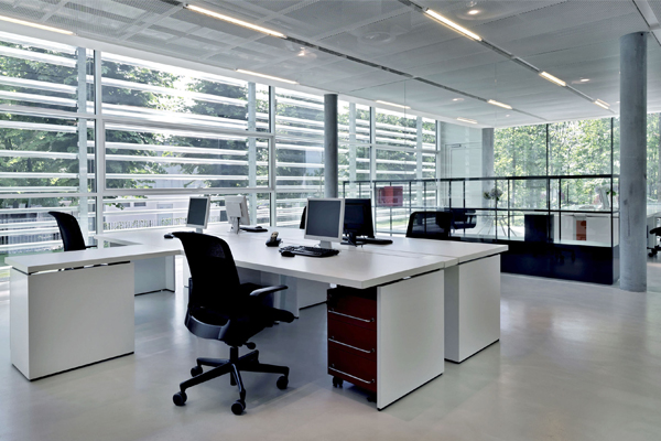 Kontorlandskap. Foto.