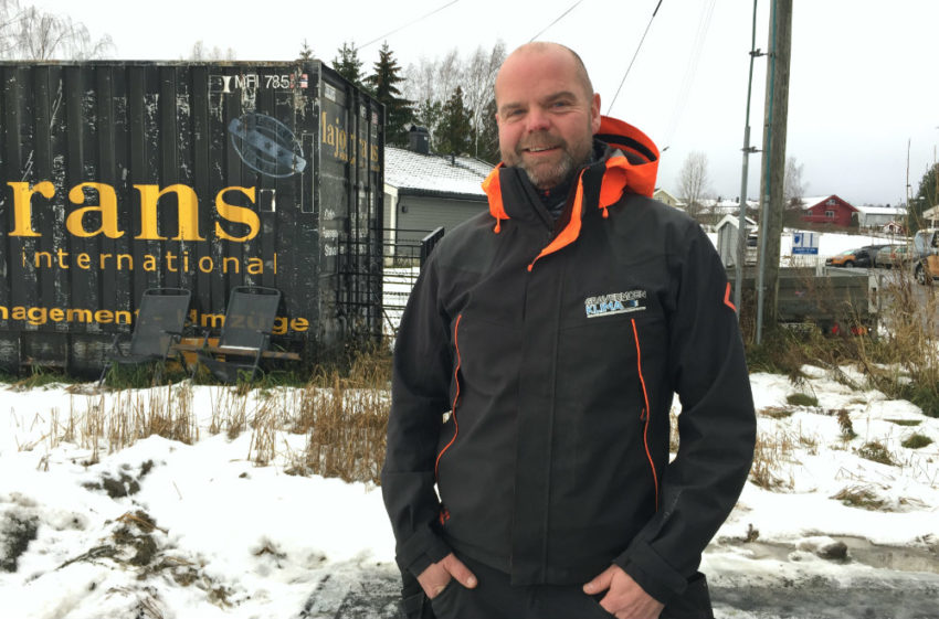 Trond hos Gravermoen Klima. Foto.