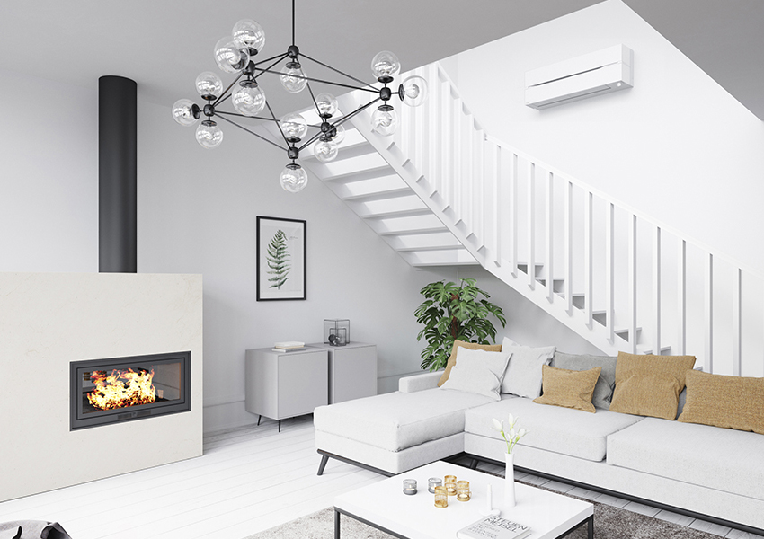 Hvit Kaiteki i trapp. Foto.